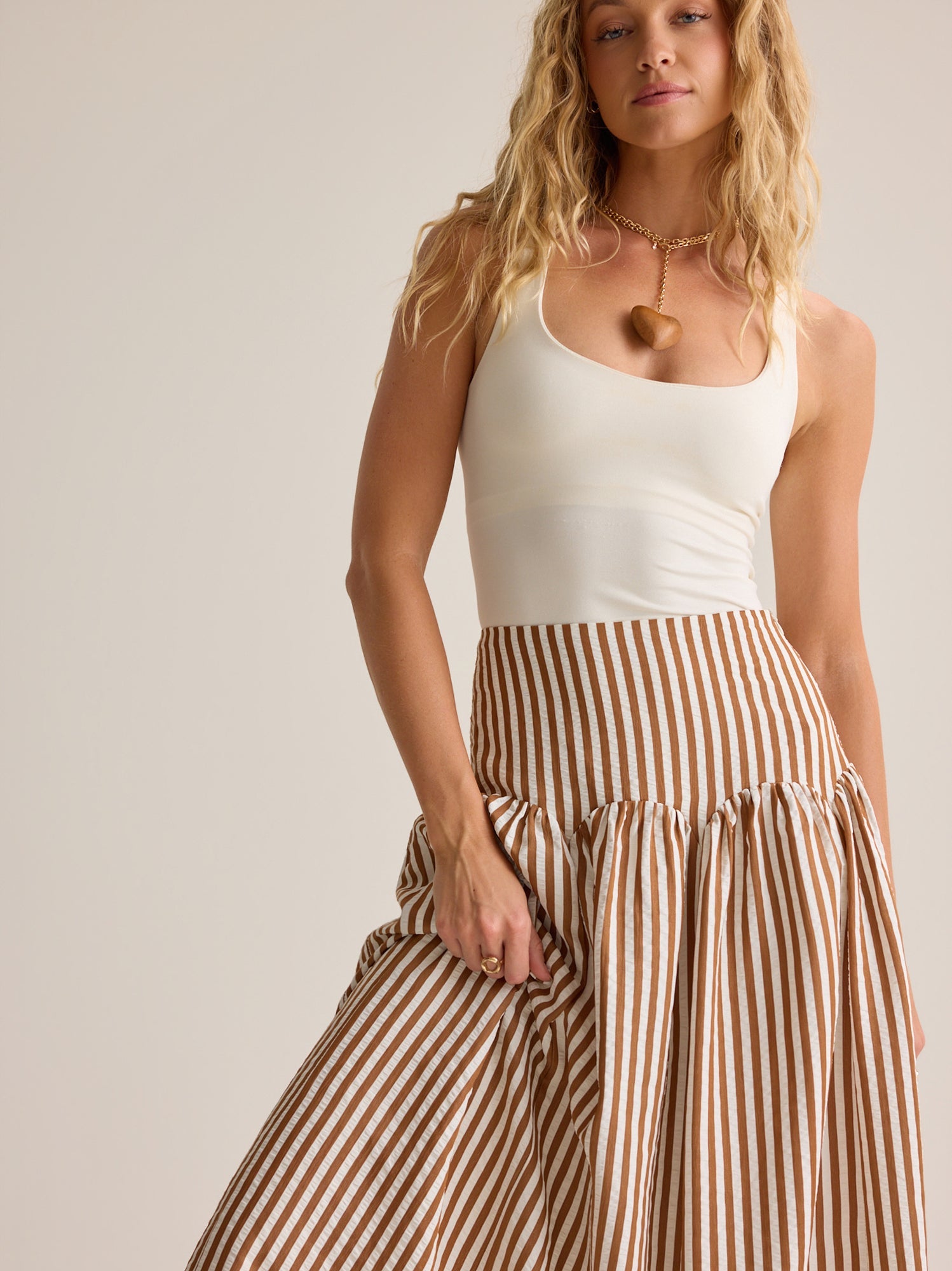 Clover Drop Waist Skirt