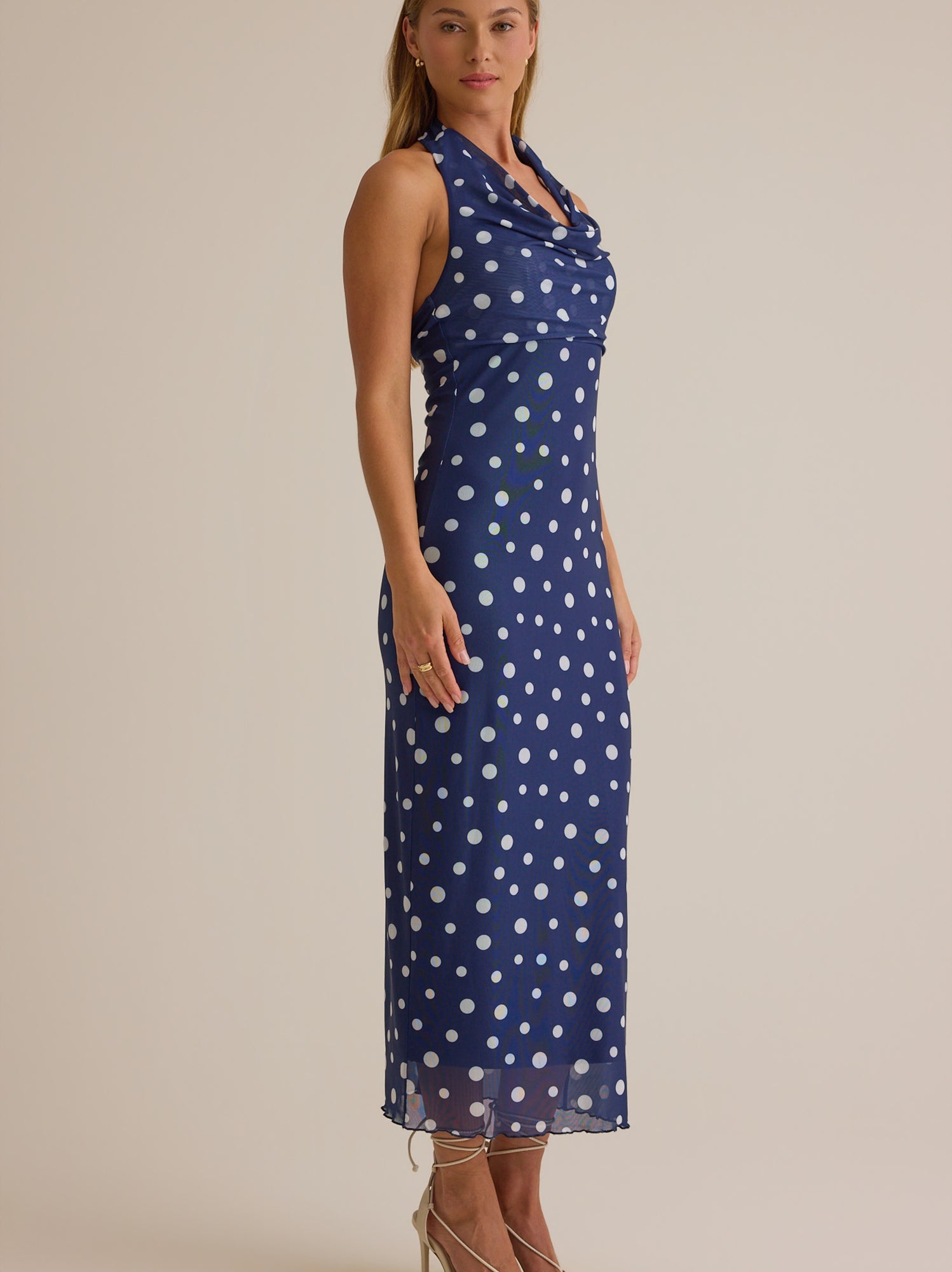 Bea Cowl Neck Maxi Dress