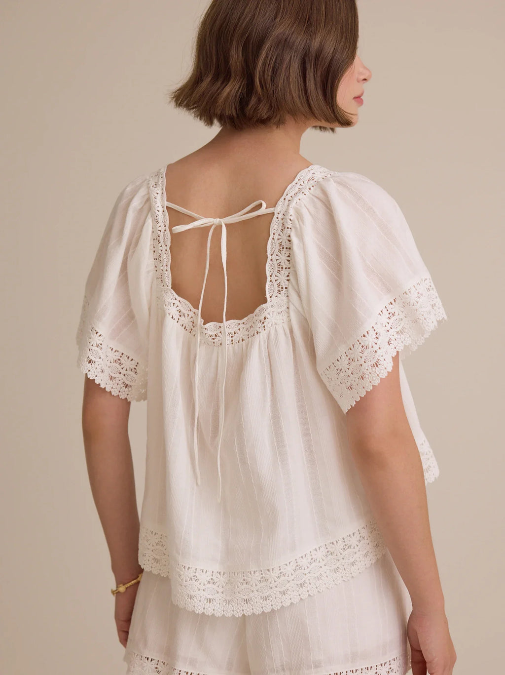 Isolde Lace Baby Doll Top