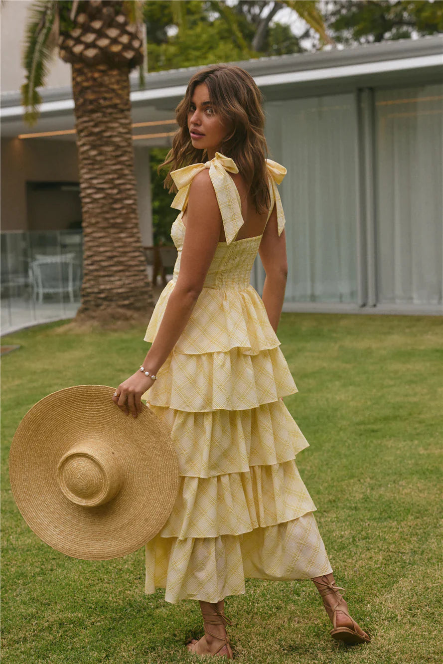 Dalia Maxi Dress Yellow