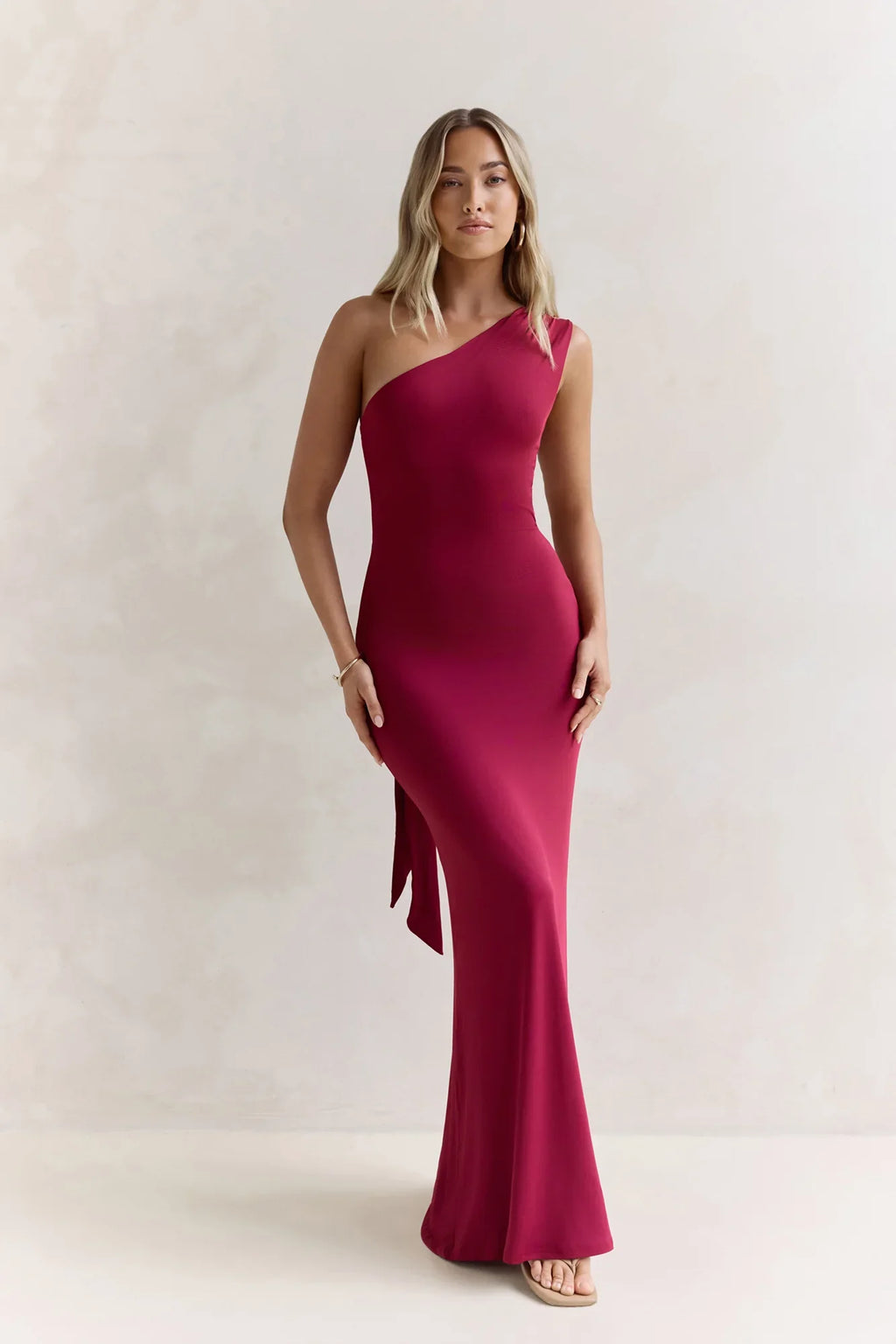 Lovely Mood Maxi Dress Burgundy
