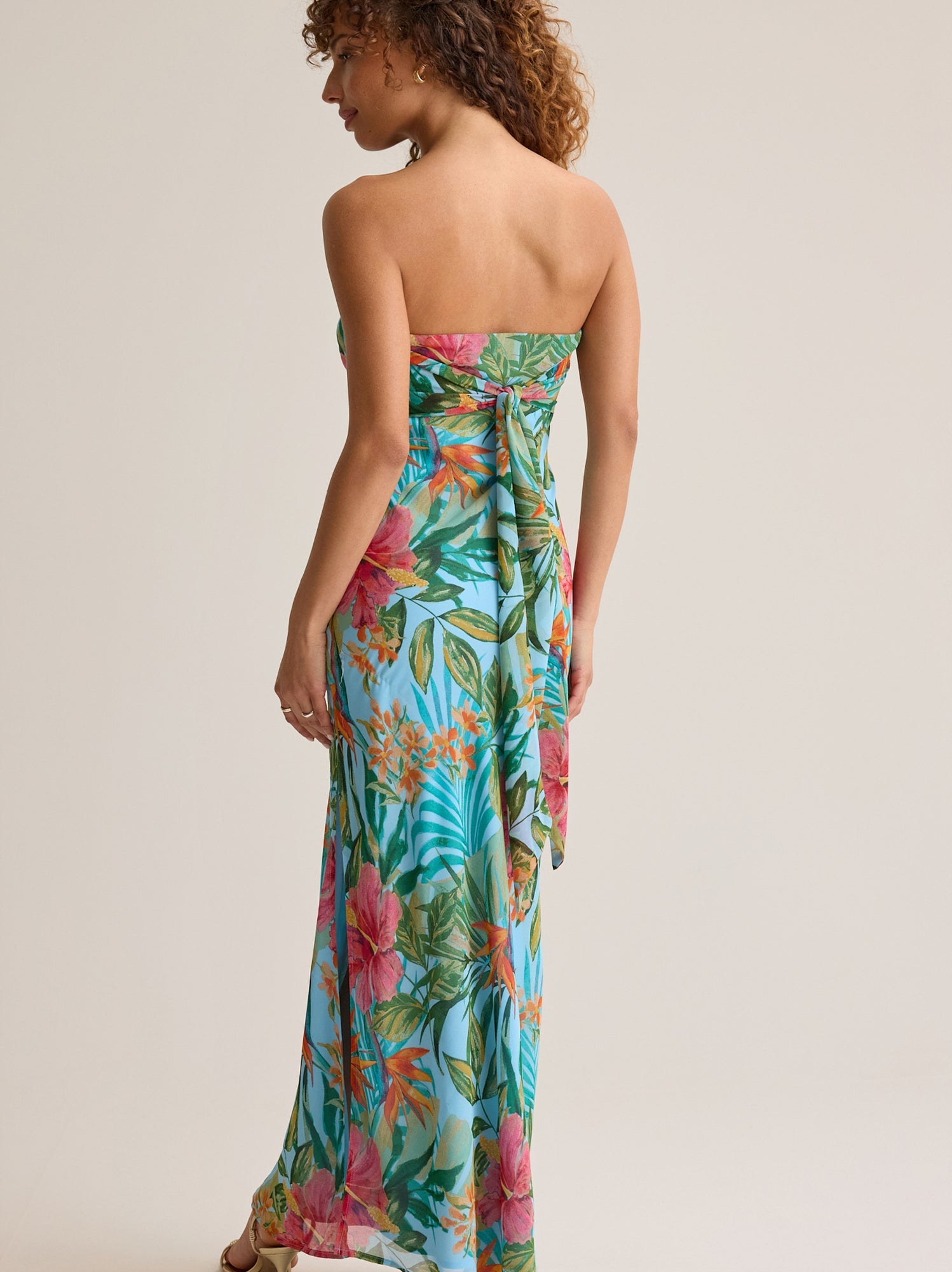 Hadley Tropical Print Maxi Dress