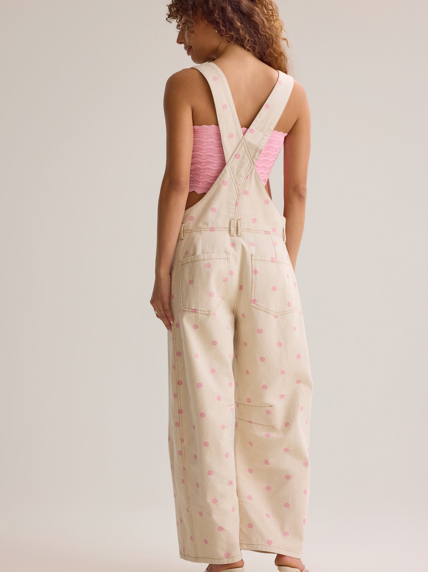 Aven Polka Dot Overalls