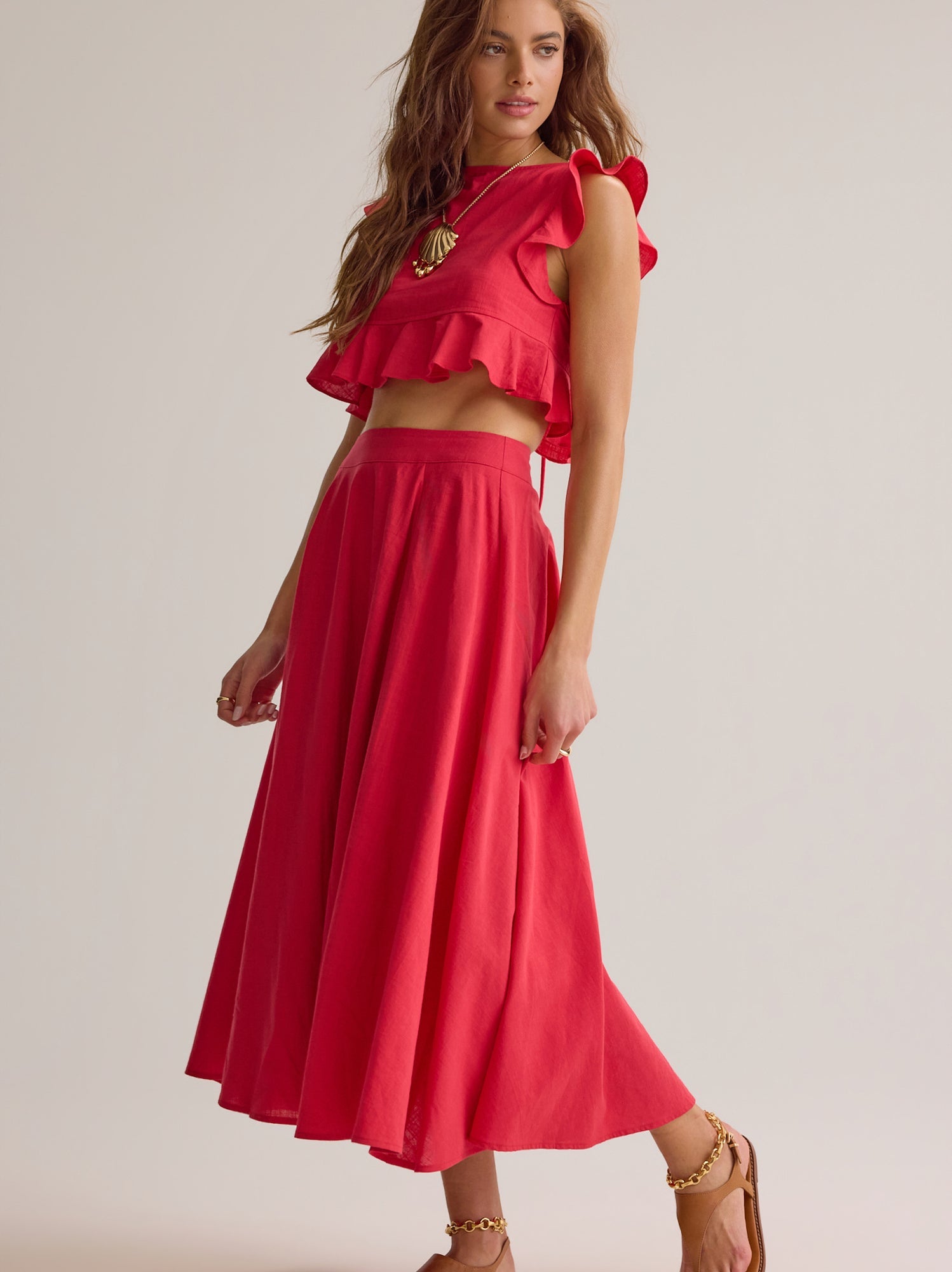 Lunella Linen Skirt