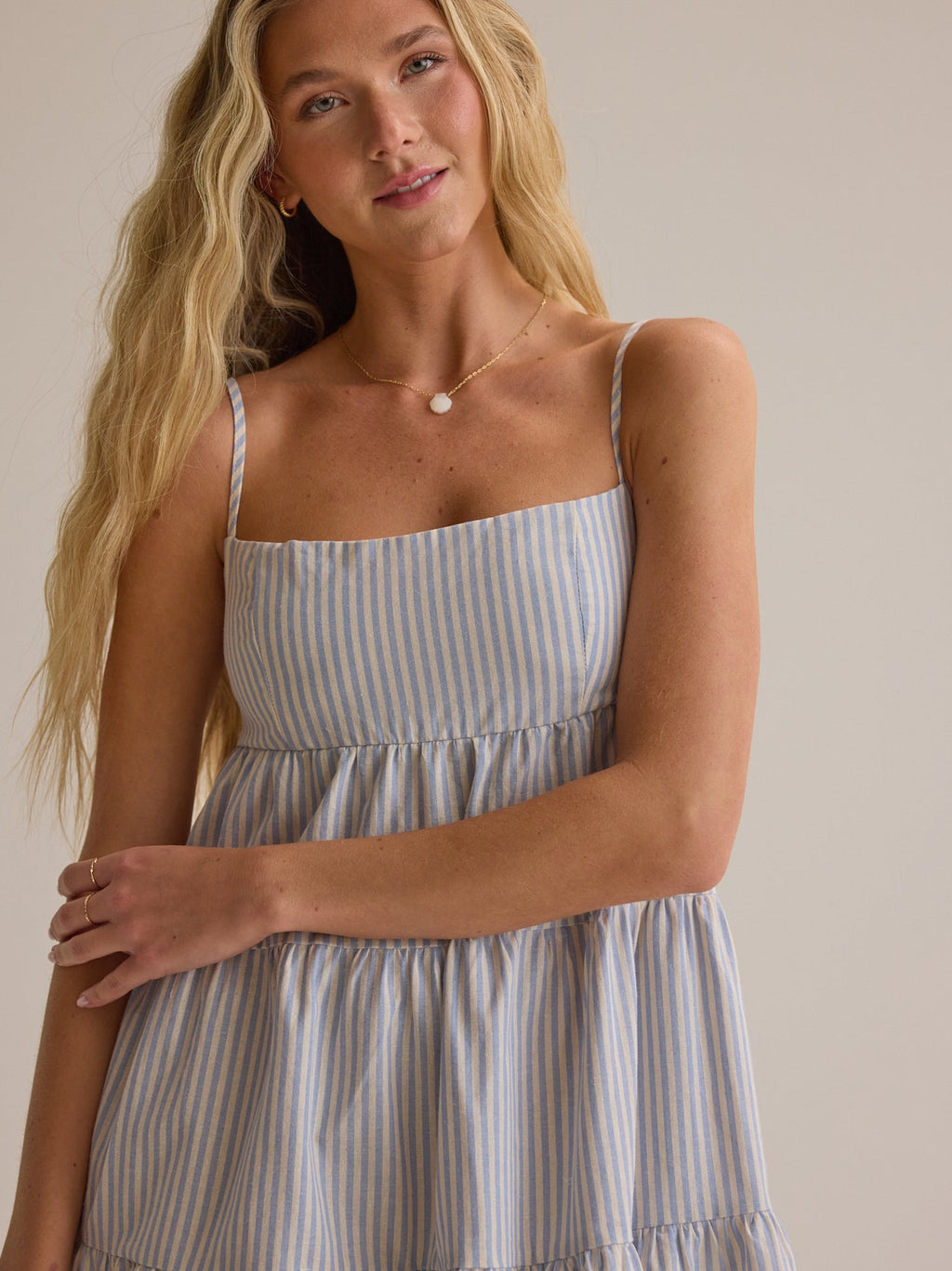 Tana Striped Mini Dress