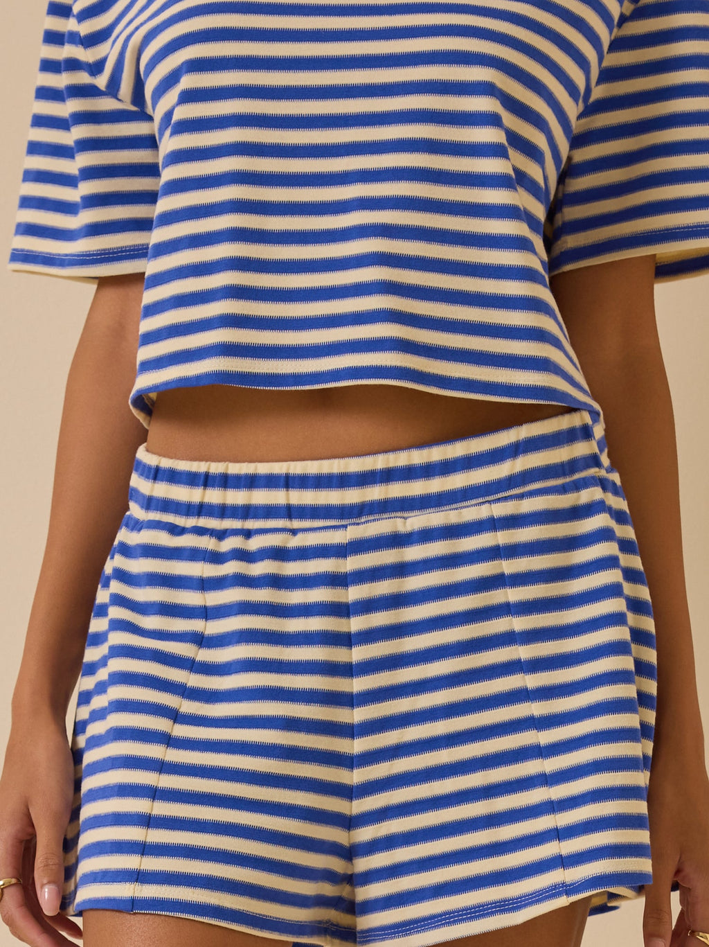 Nyra Stripe Relaxed Short