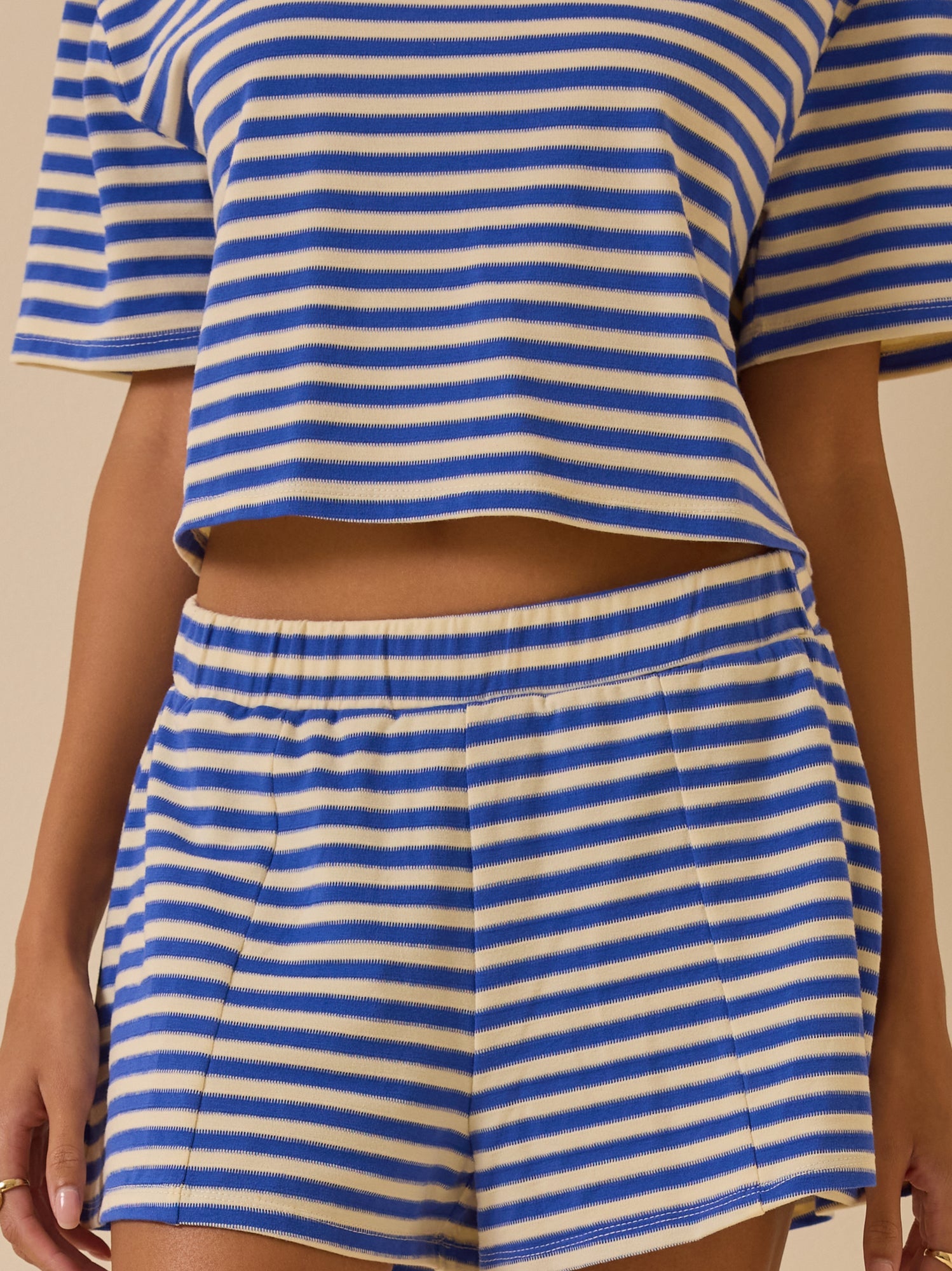 Nyra Stripe Relaxed Short