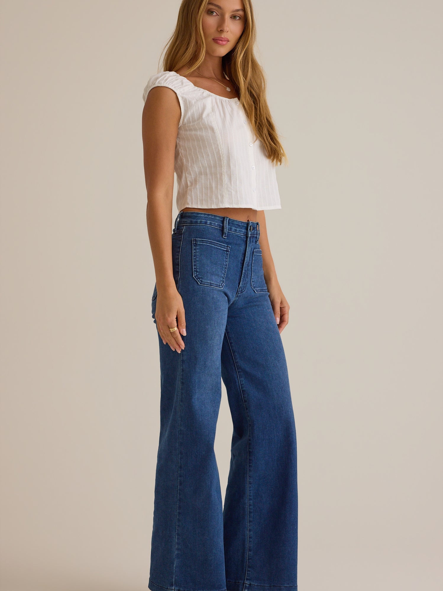 Haven Button Up Top