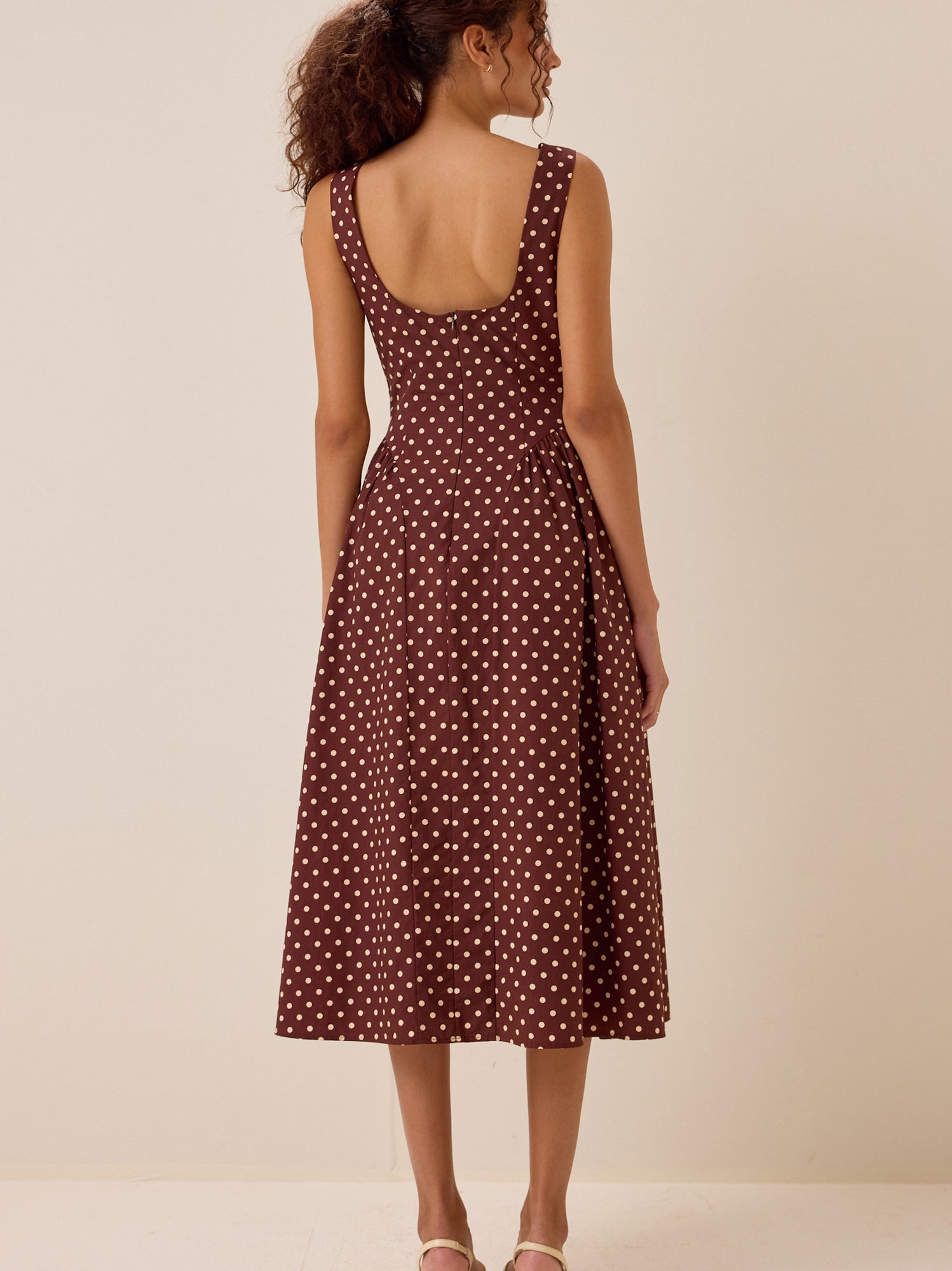 Cosette Square Neck Maxi Dress
