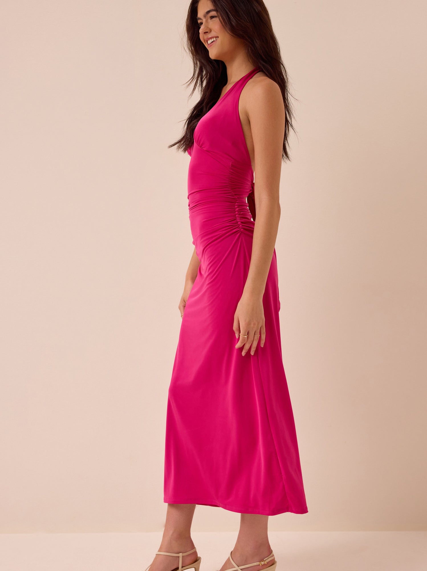 Lottie Halter Maxi Dress
