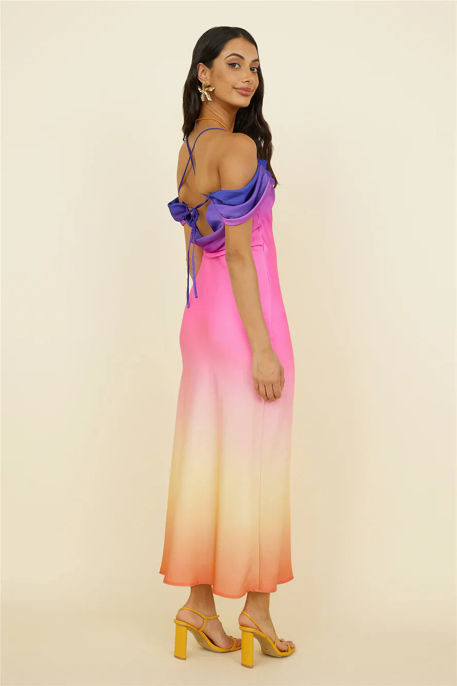 Play My Ace Maxi Dress Multi