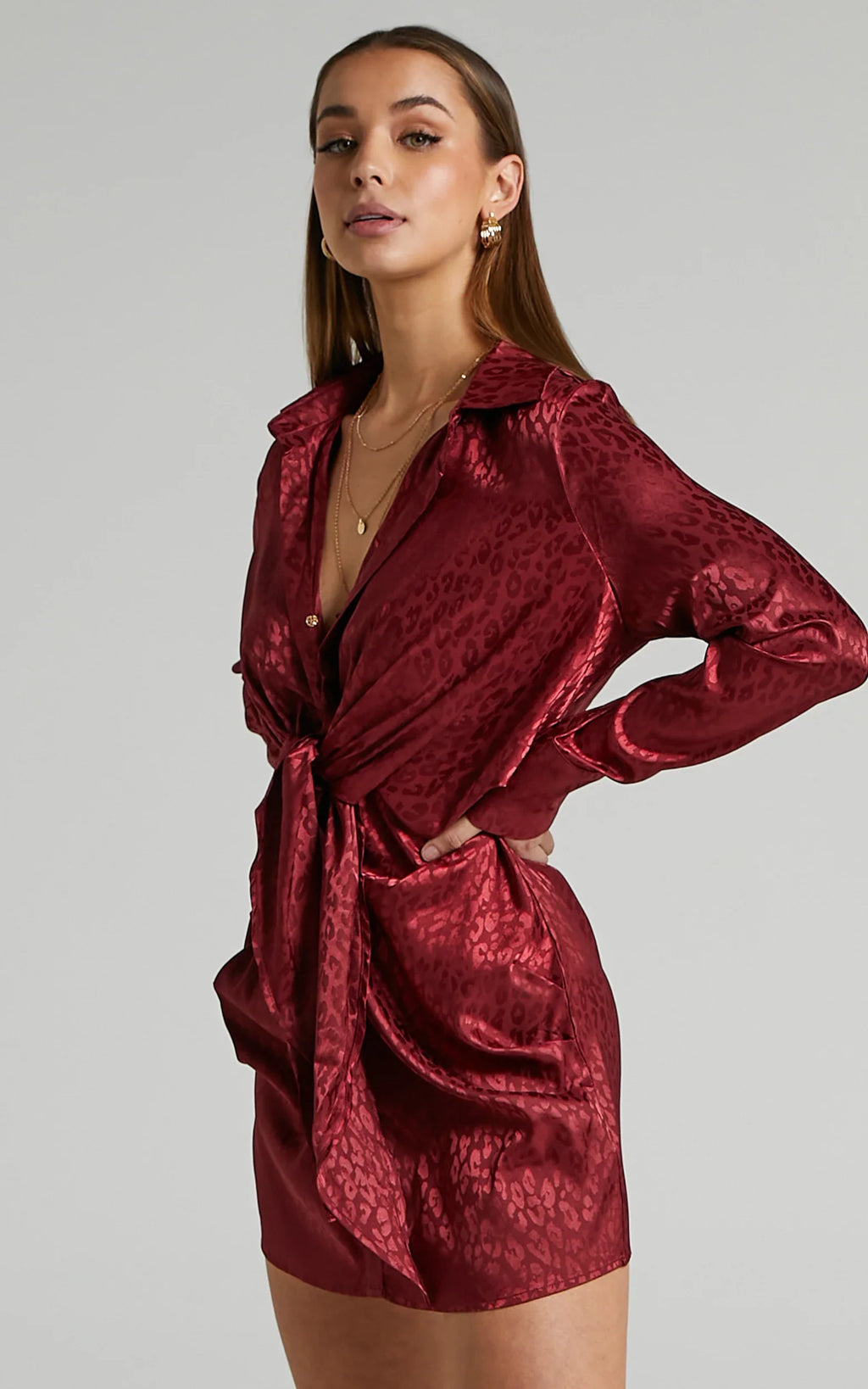 Runaway The Label - Ruby Rose Dress - In Cherry