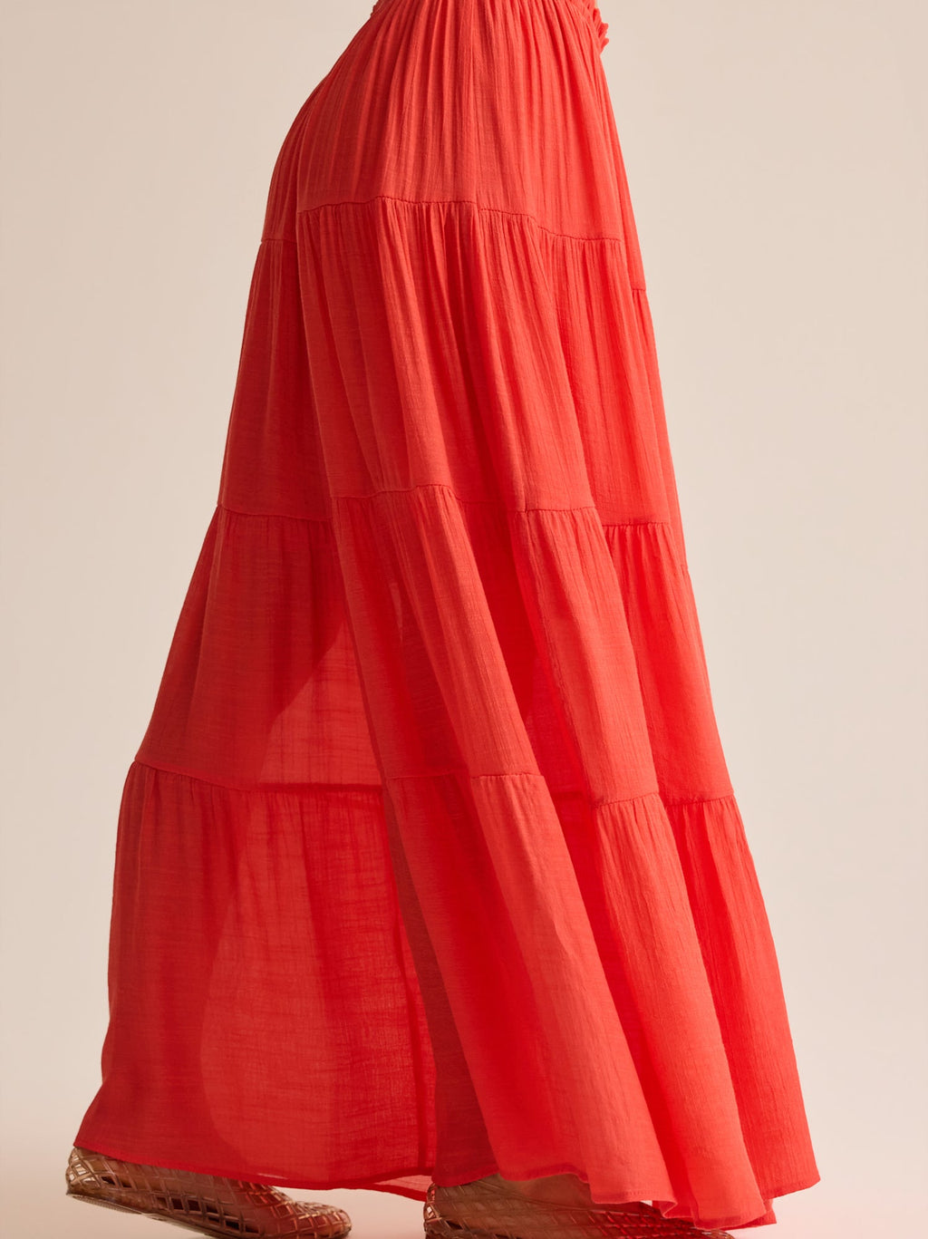 Tate Tiered Flowy Maxi Skirt