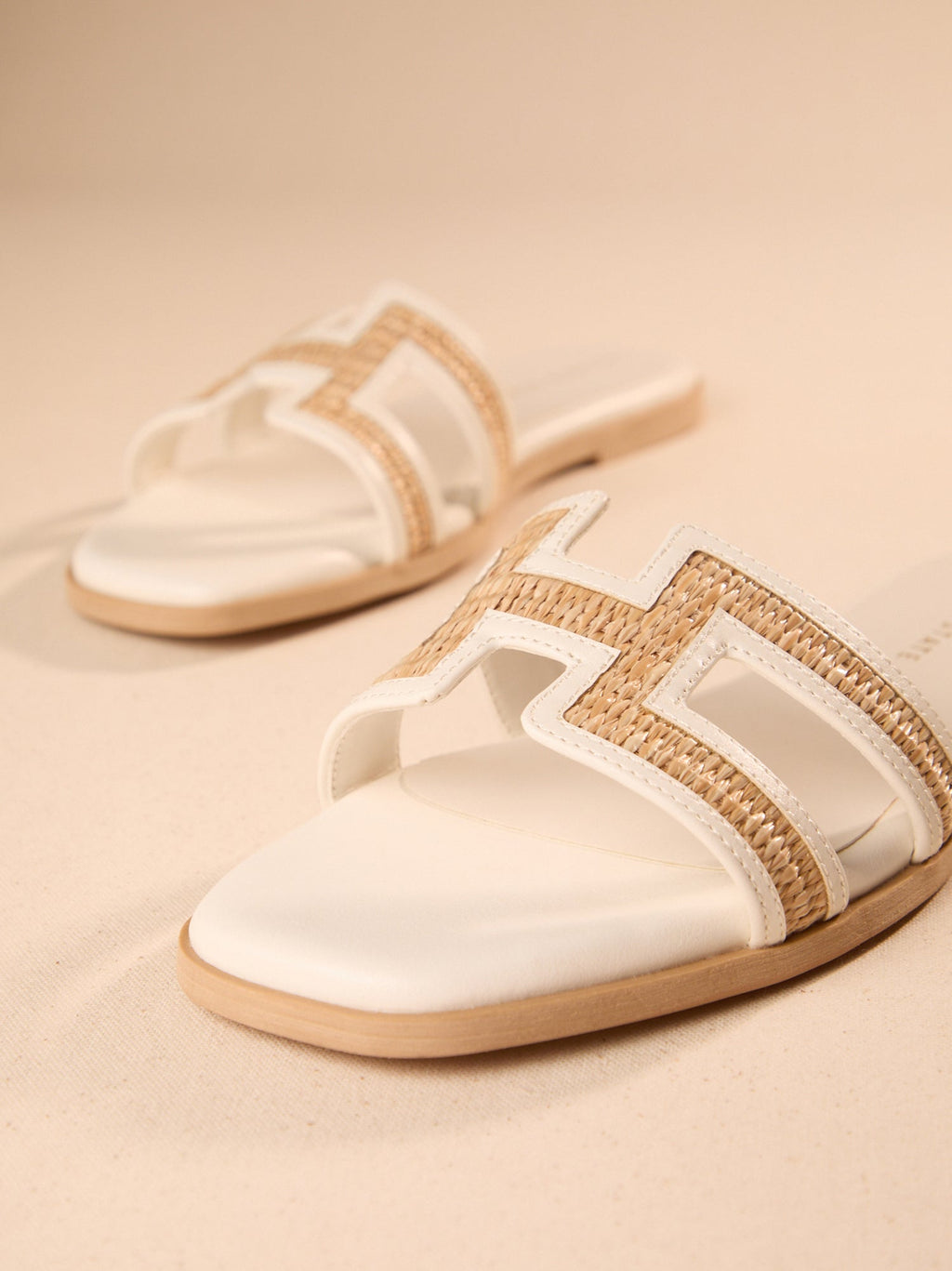 Enid Raffia Sandal