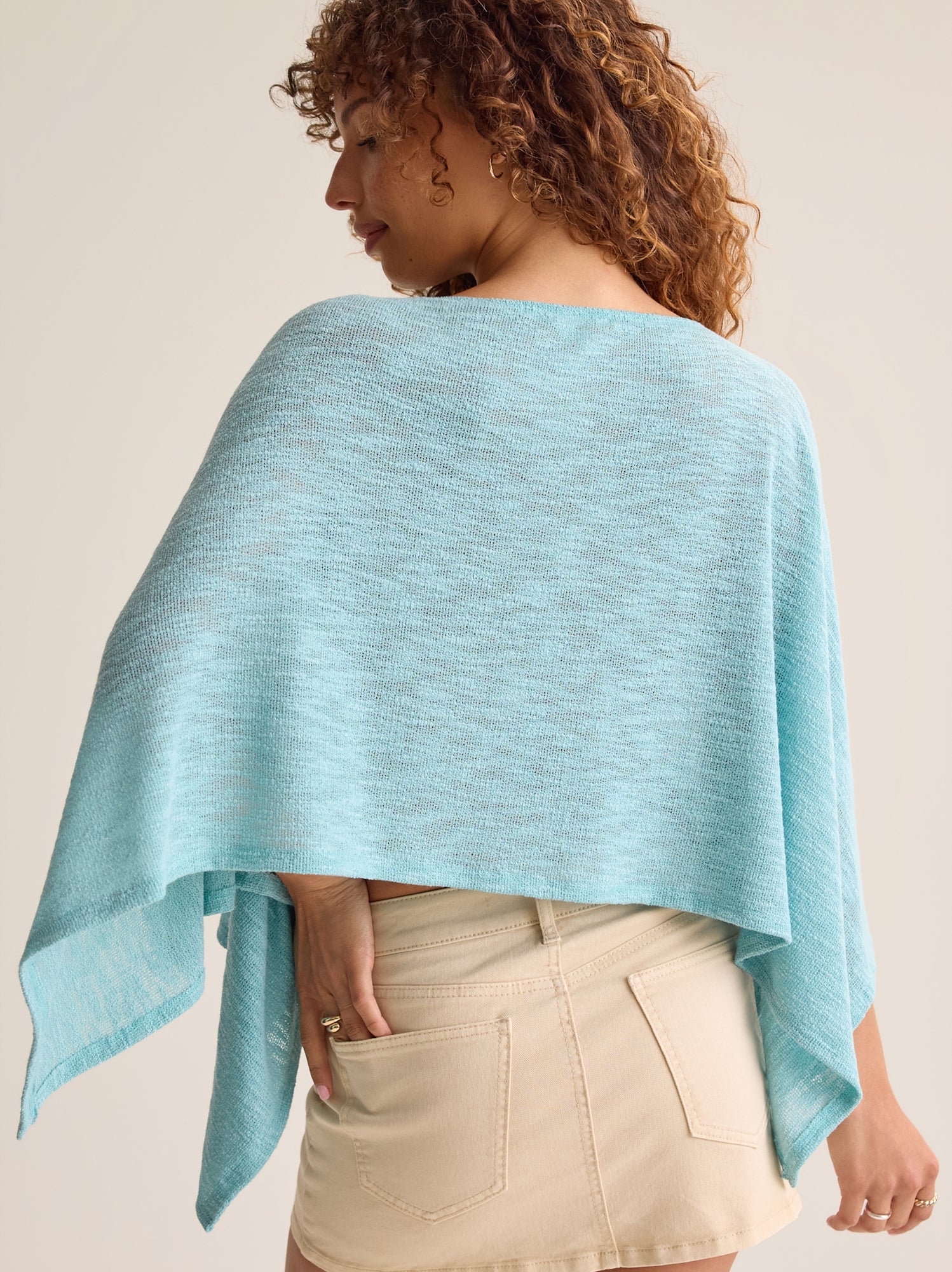 Peggy Poncho Top