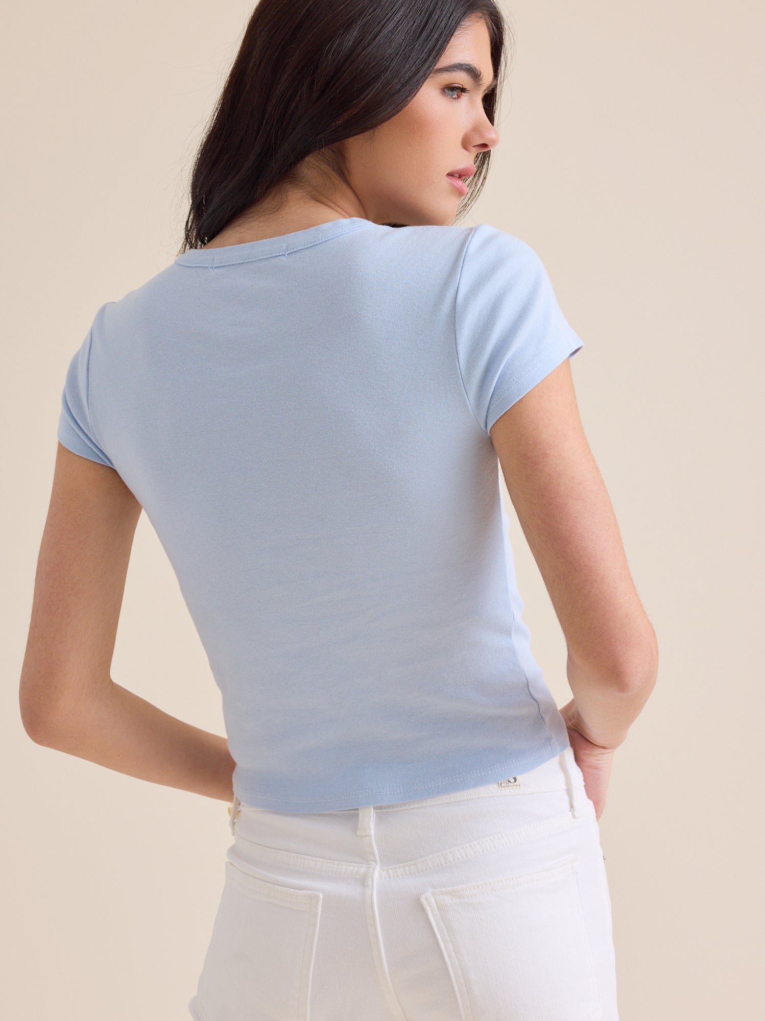 Bethany Postcard Baby Tee