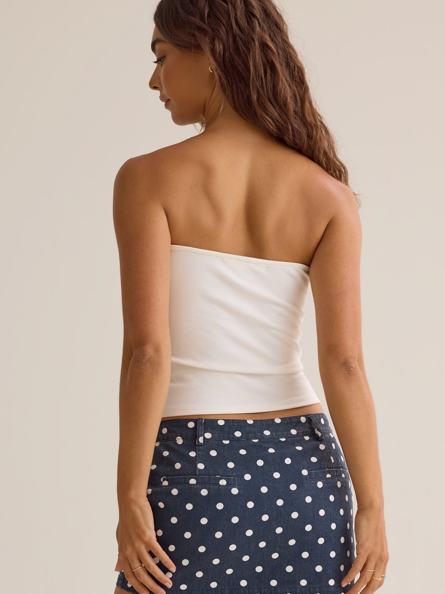 Ember Strapless Hardware Top