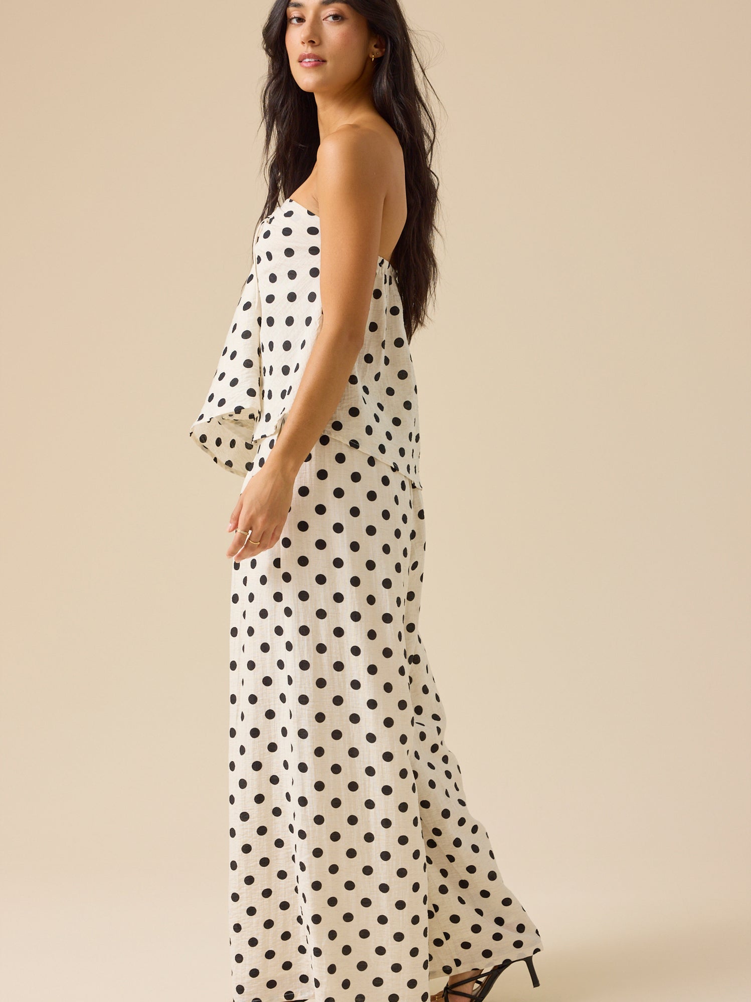 Veda Polka Dot Tube Top