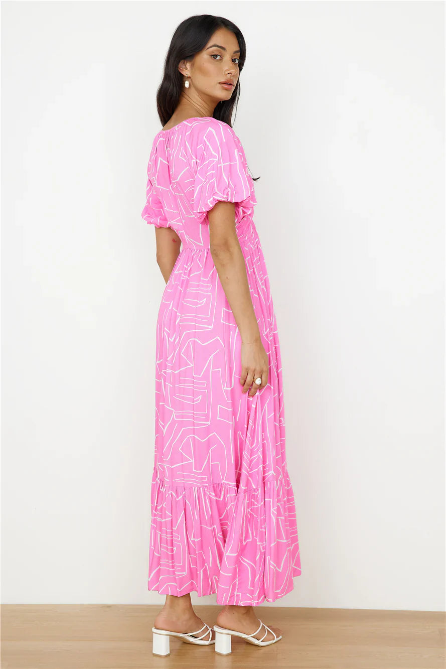 Daydreamer Maxi Dress in Pink