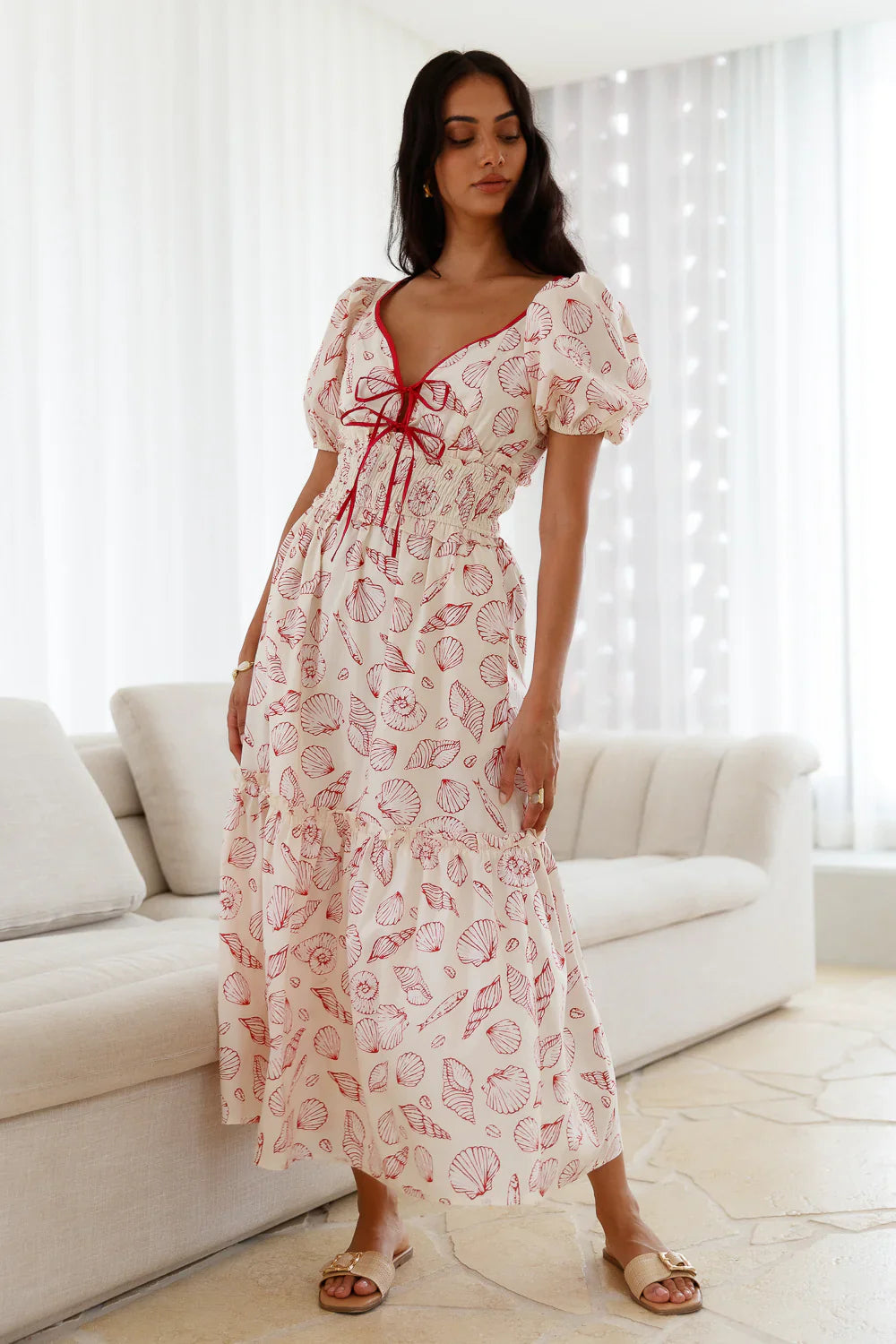 Sweet Awakening Maxi Dress Red
